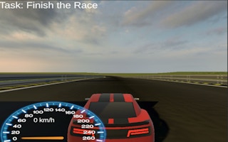 Image Red Car F8 RaceTrack