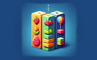 Image SuperArcade Fruits Spears and Cubes