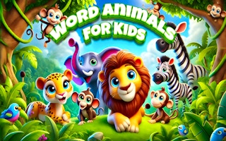 Image Word Animals for Kids